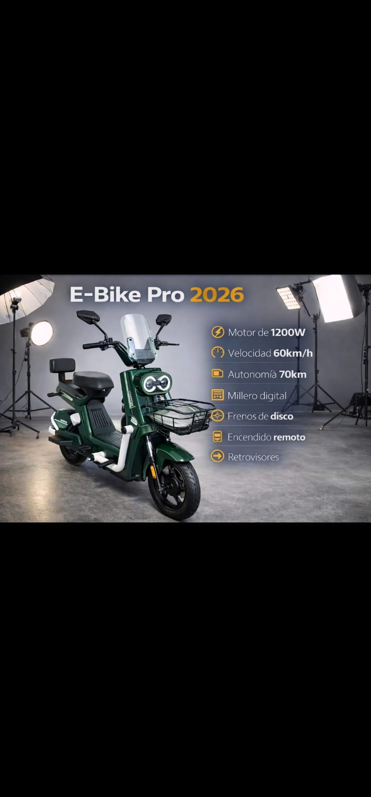 BICICLETA ELECTRICA  VIZZION PRO